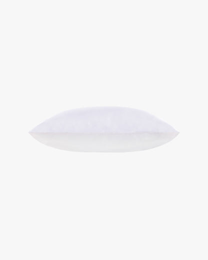 19 Momme Silk Pillowcase With Cotton Underside And Hidden Zipper White