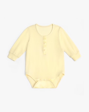 Classic Unisex Silk Knit Bodysuit for Babies