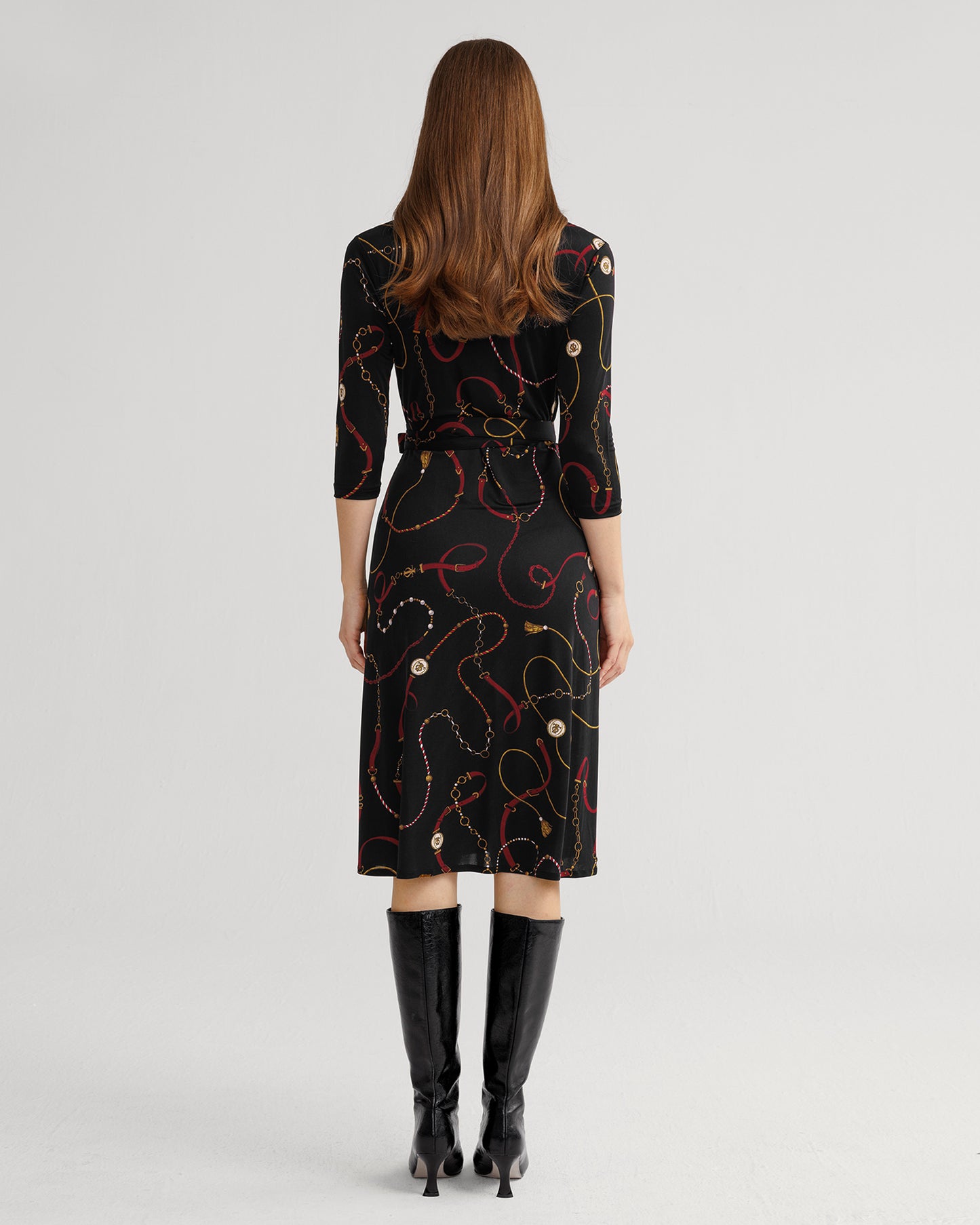 Louisville Print Wrap Dress