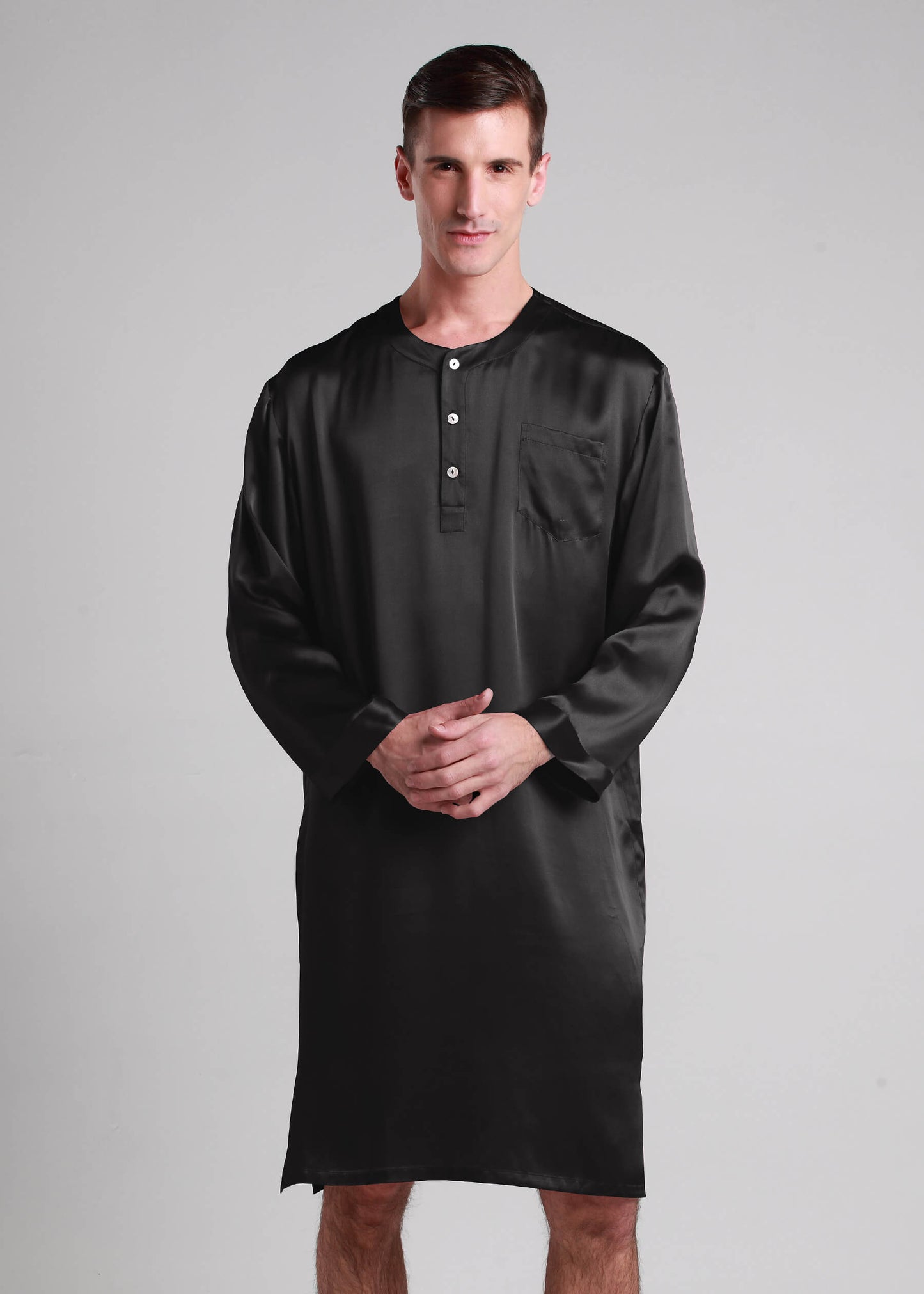 22 Momme Mens Silk Nightshirt