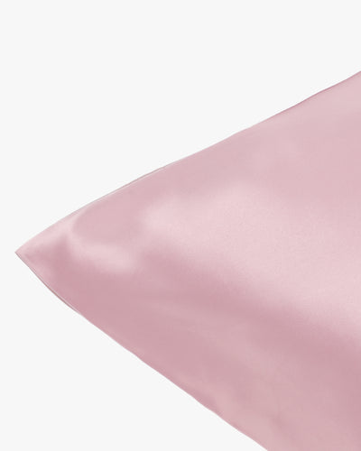 Monogrammed Silk Beauty Sleep Set Rosy Pink
