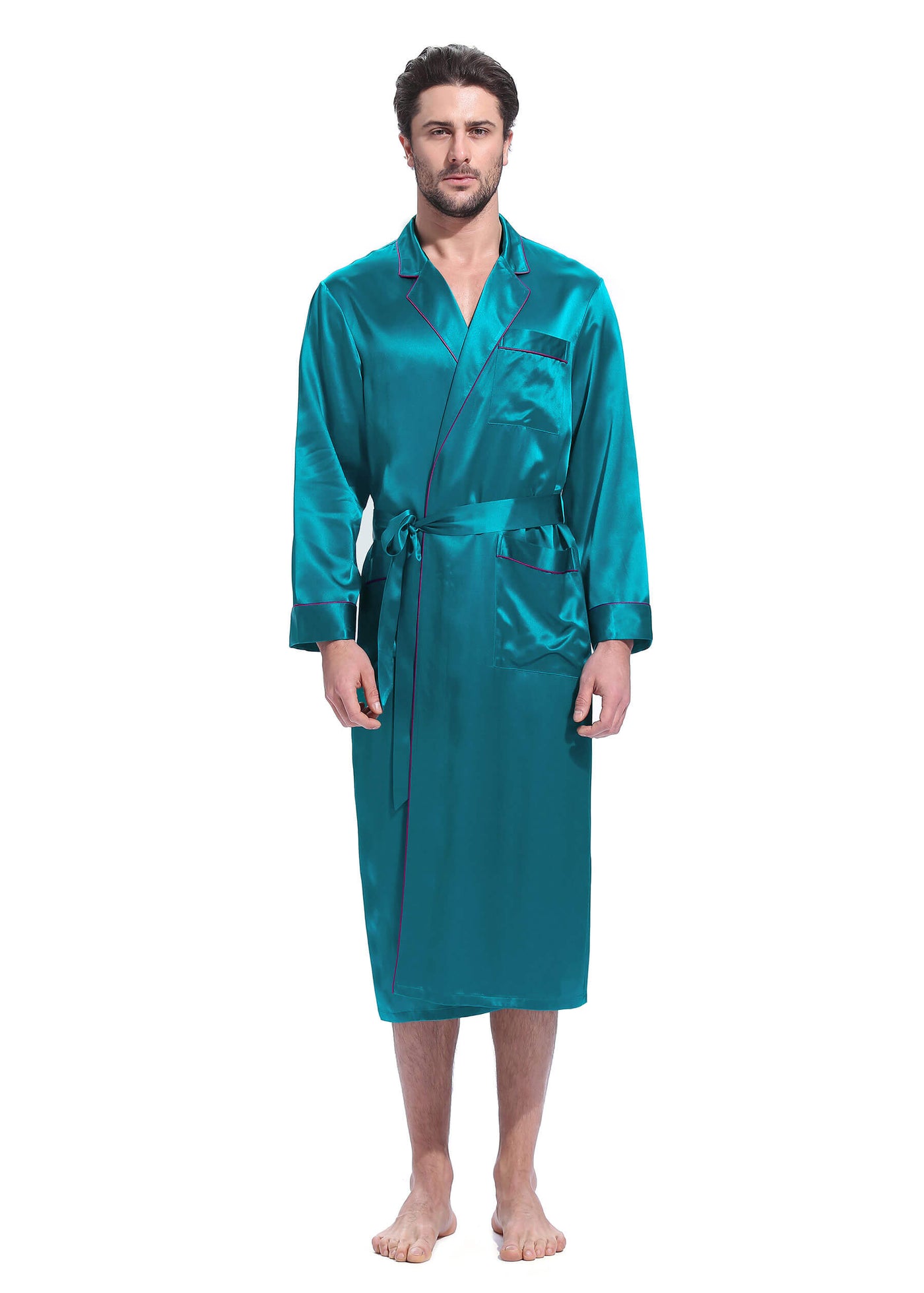 22 Momme Casual Long Silk Robe