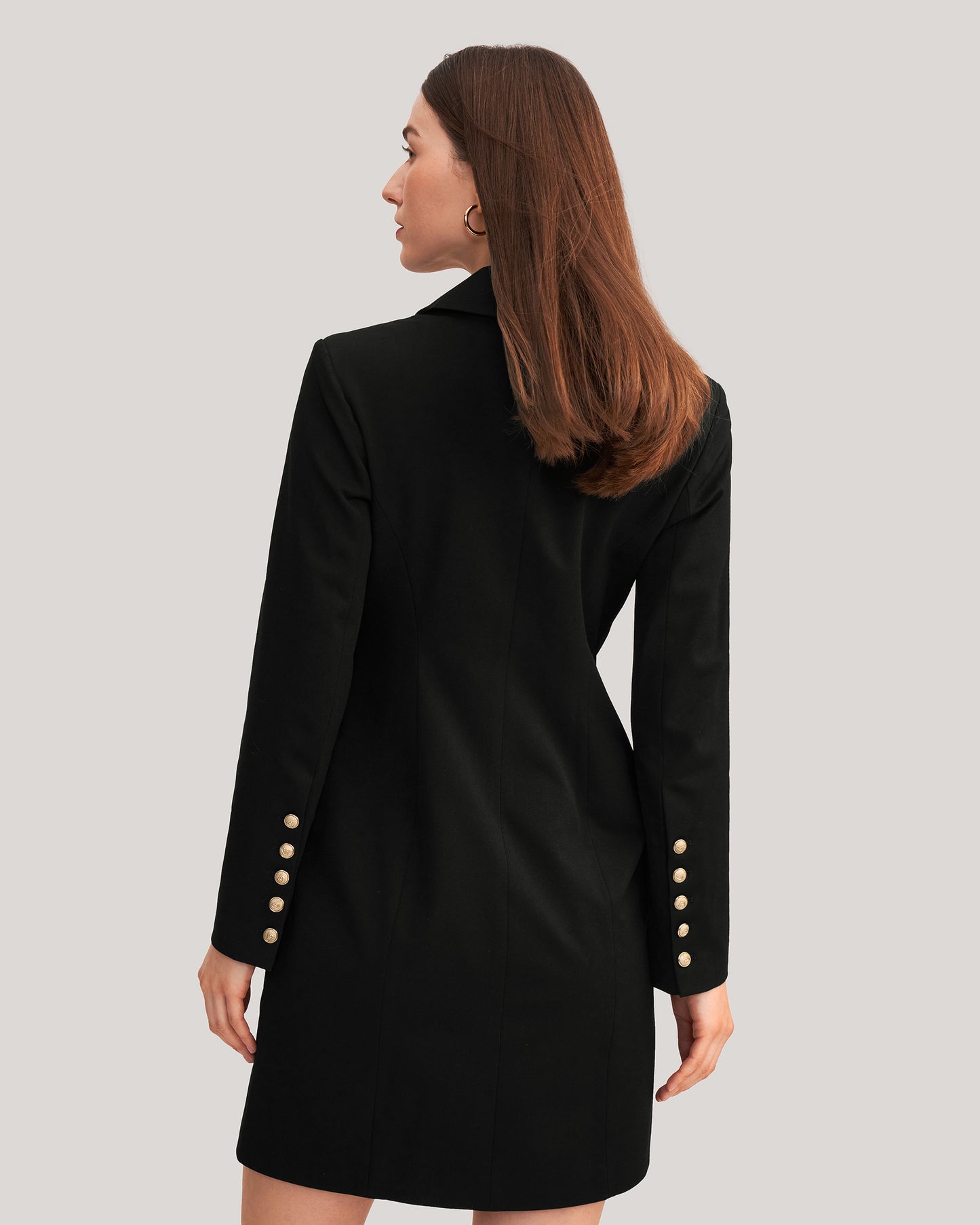 Timeless Silk Lined Dress Blazer Black