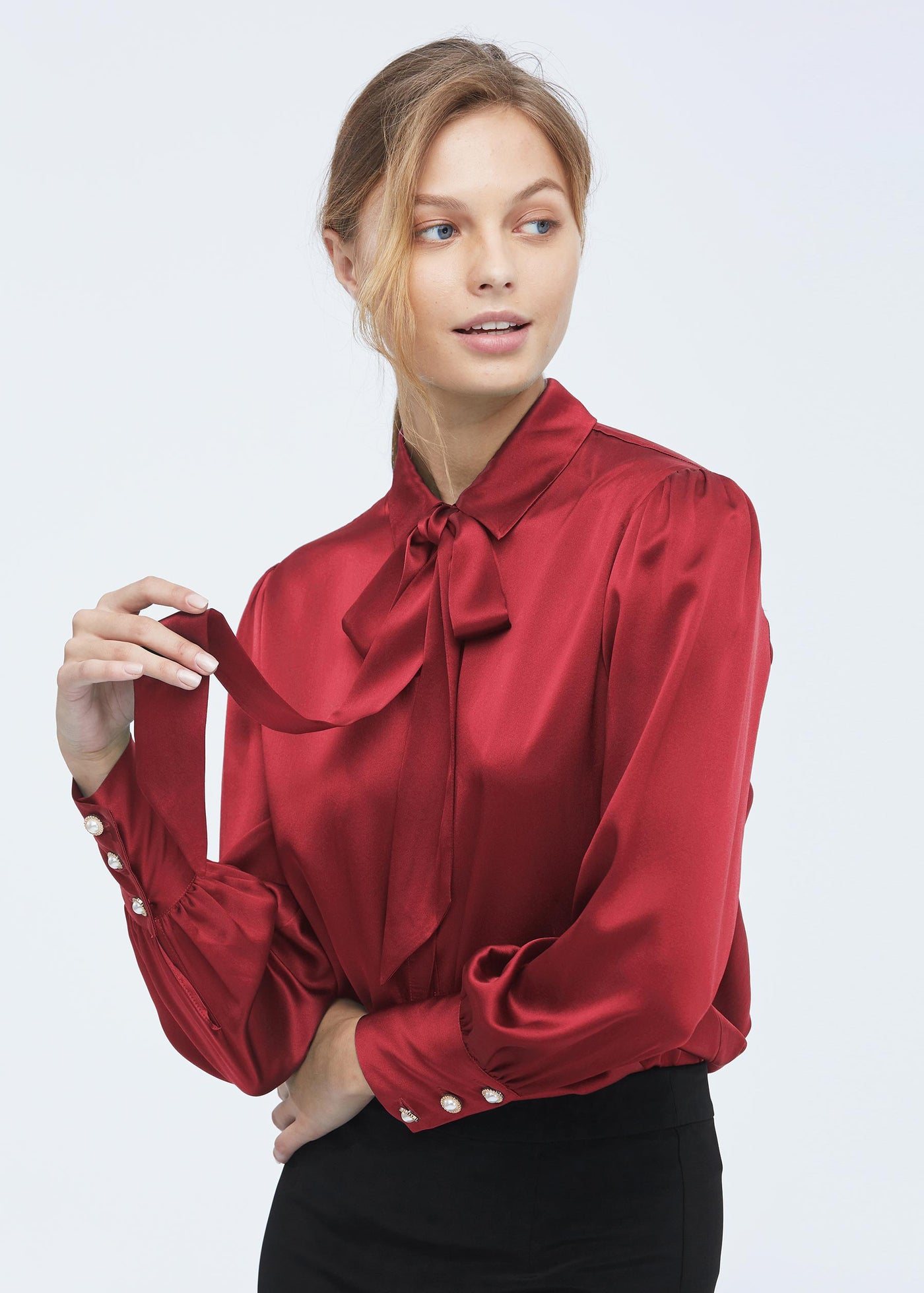 MIM 2 in 1 Silk Shirt Claret
