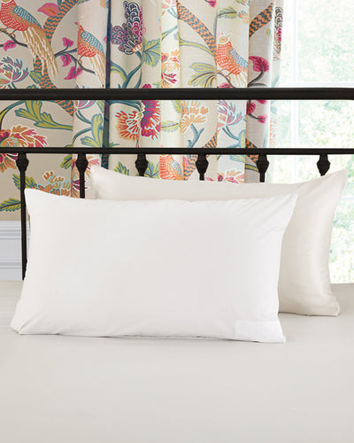 19 Momme Silk Pillowcase With Cotton Underside And Hidden Zipper Ivory