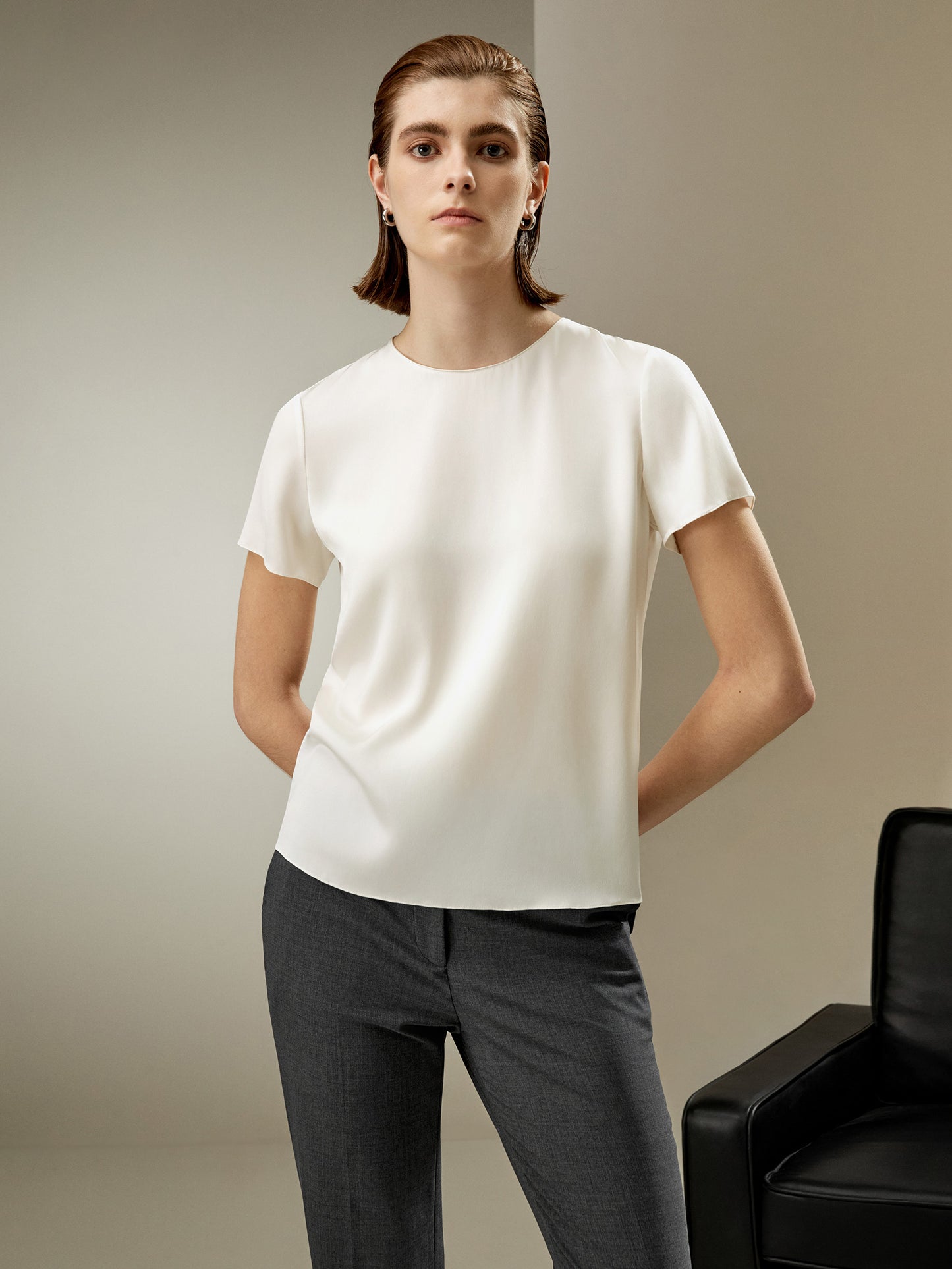 Basic Silk T-shirt