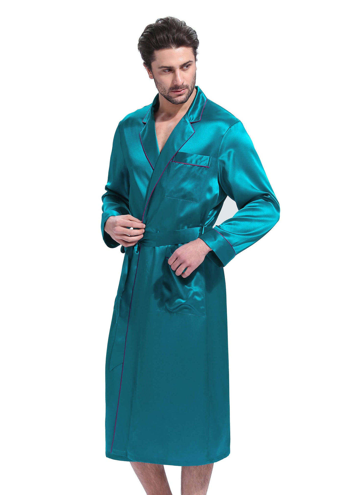 22 Momme Casual Long Silk Robe