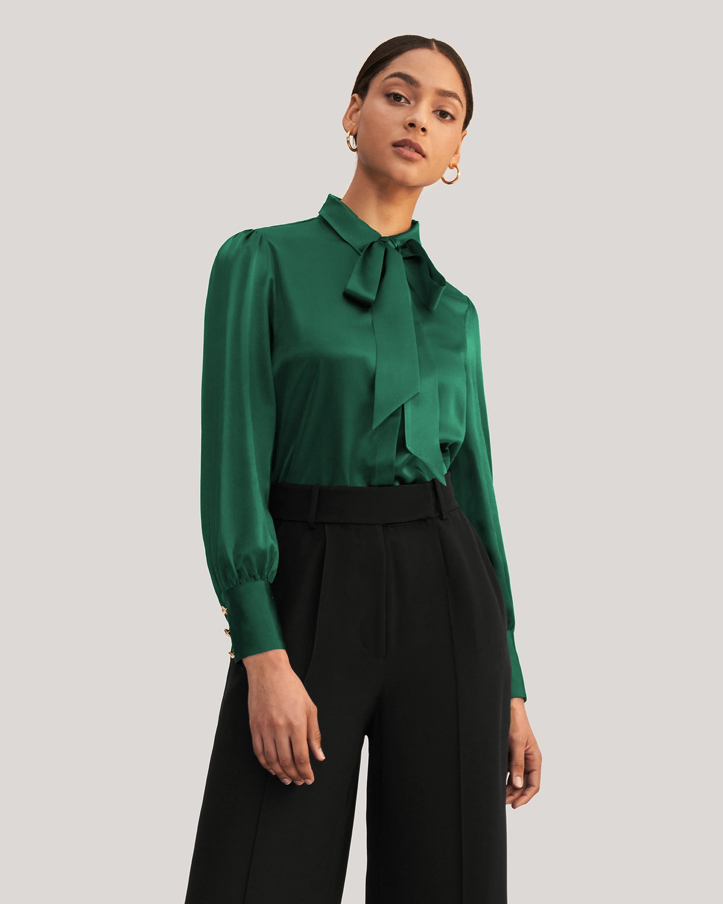 MIM 2 in 1 Silk Shirt Fir Green