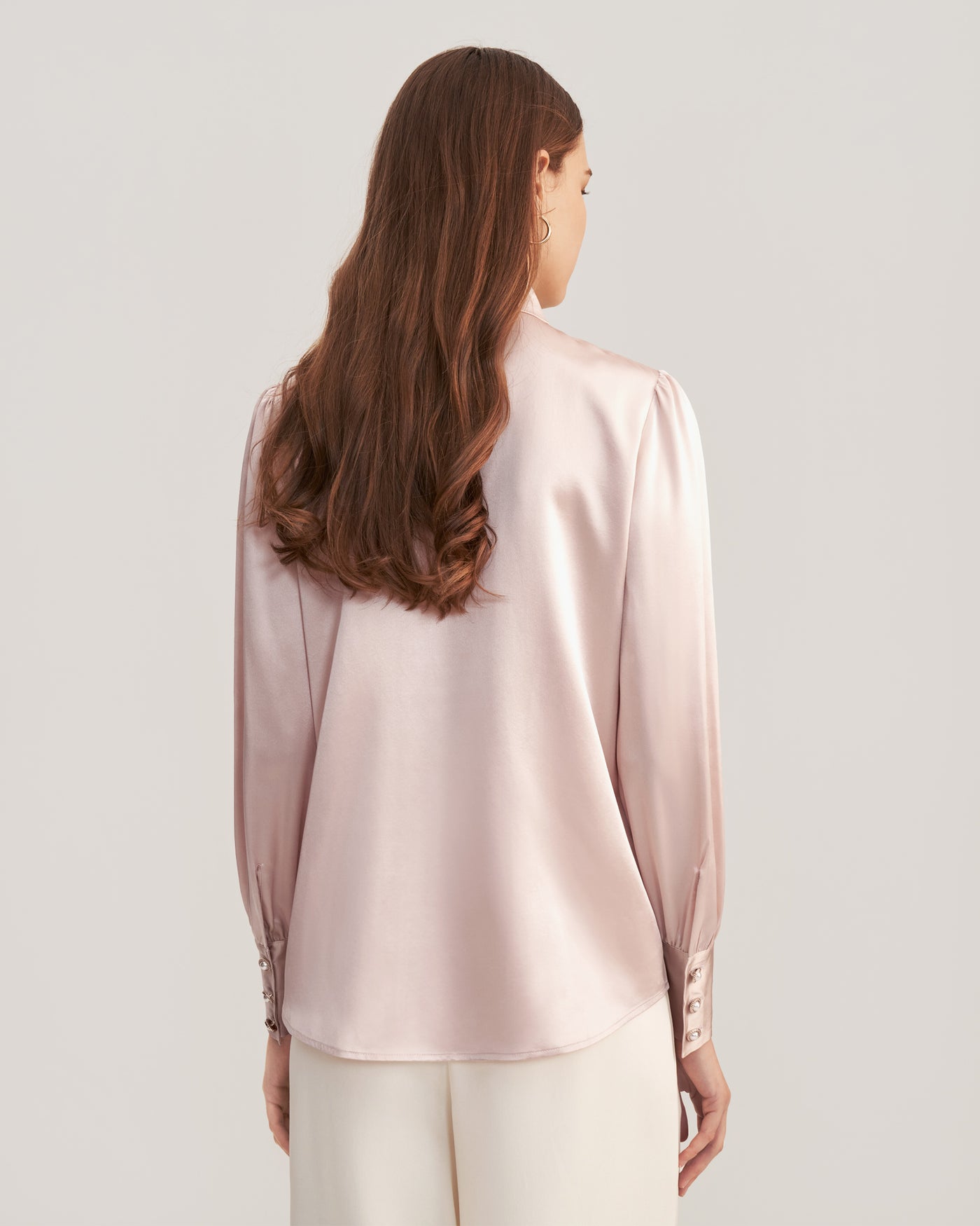 MIM 2 in 1 Silk Shirt Pale Pink