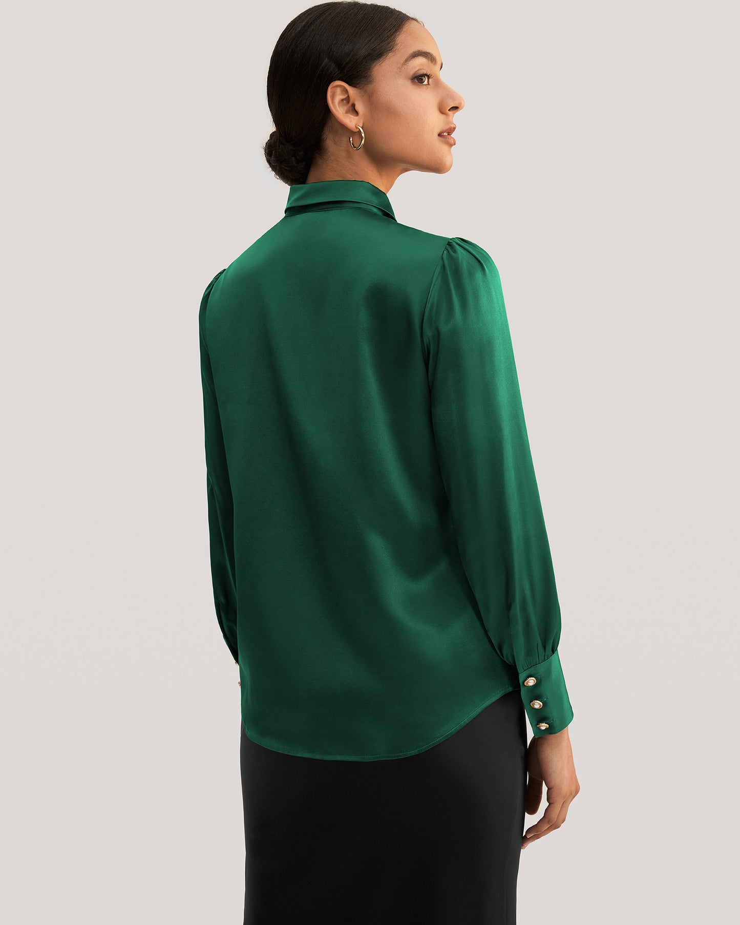 MIM 2 in 1 Silk Shirt Fir Green