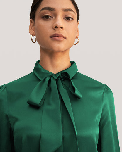 MIM 2 in 1 Silk Shirt Fir Green