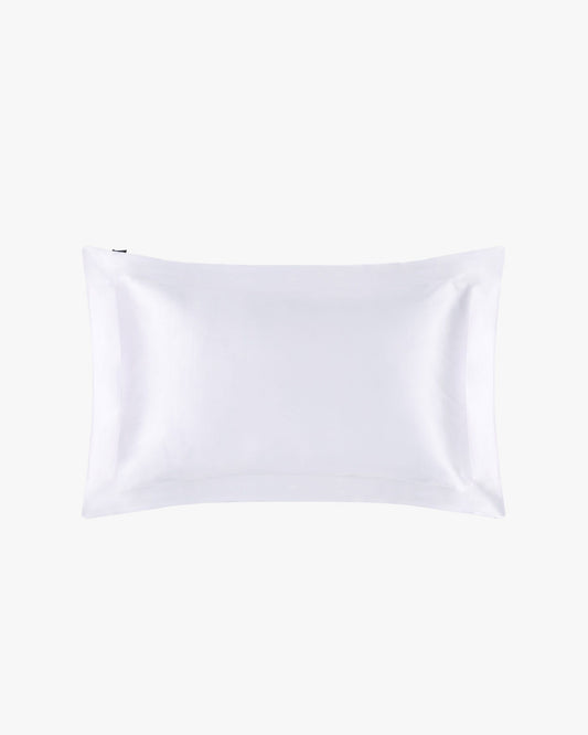 Oxford White Silk Pillowcase