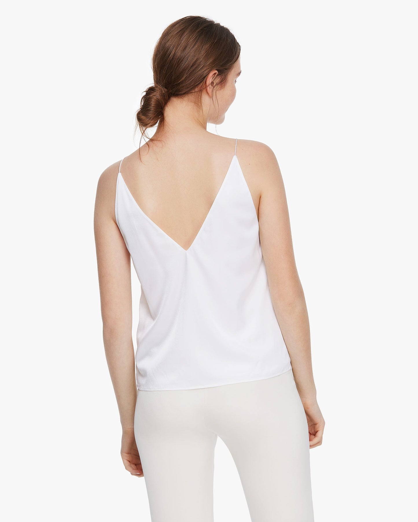 Classic Simple Silk Summer Camisole White LILYSILK Factory