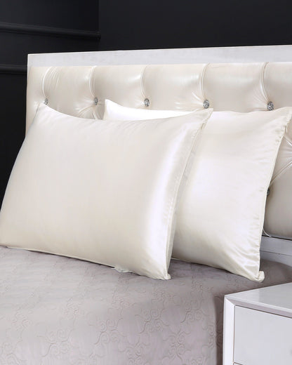 22 Momme Terse Silk Pillowcase with Hidden Zipper