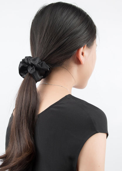 4 Pack Different Silk Hair Scrunchies Set