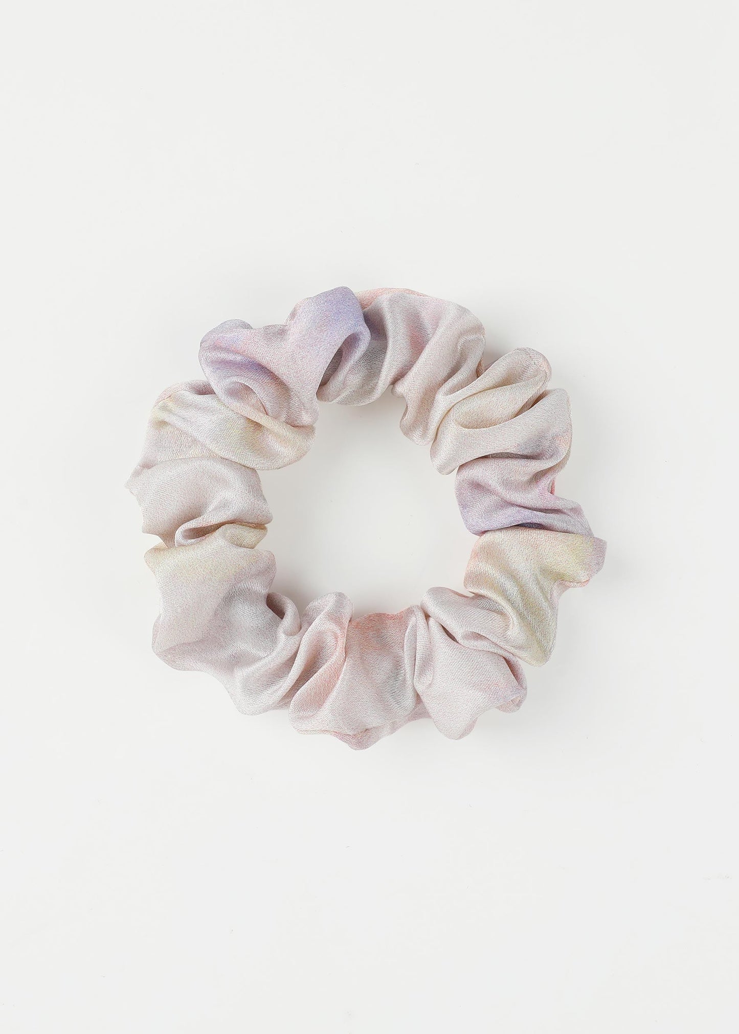 4 Pack Tie dye Silk Scrunchies Set