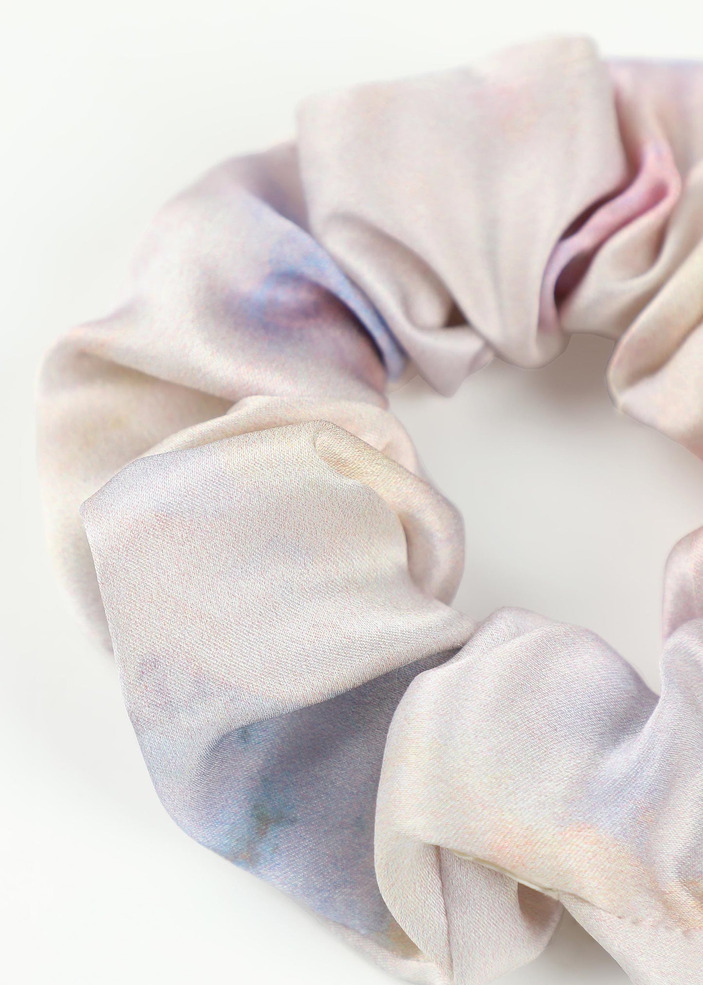 4 Pack Tie dye Silk Scrunchies Set