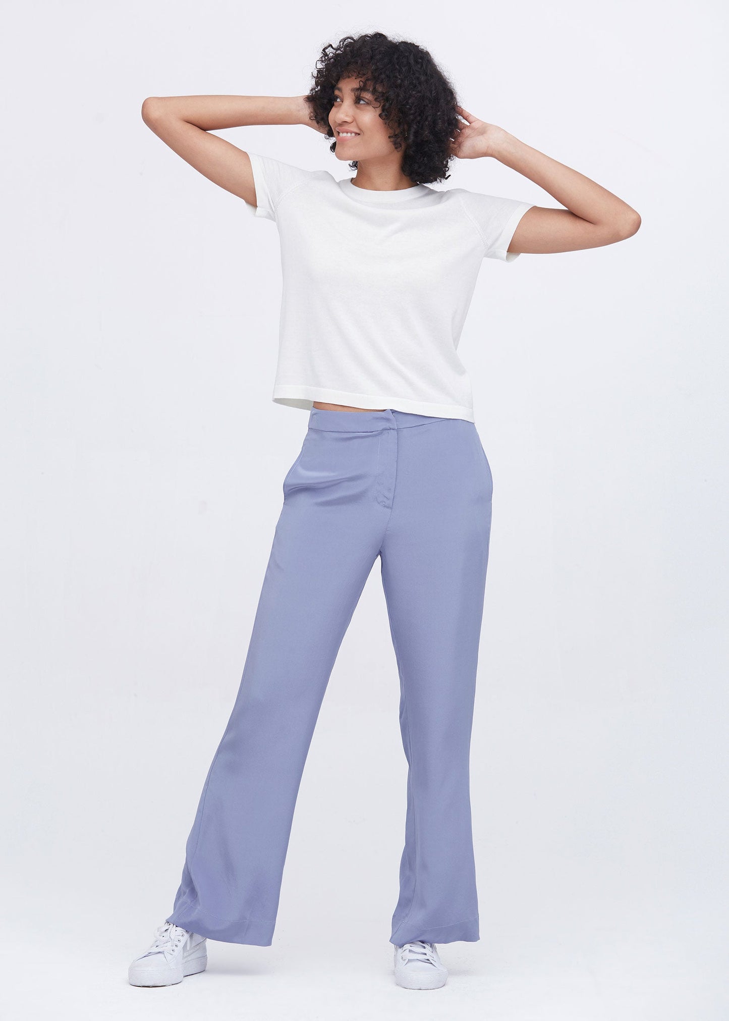 Regular Fit All Day Straight Leg Pant Dusty Blue