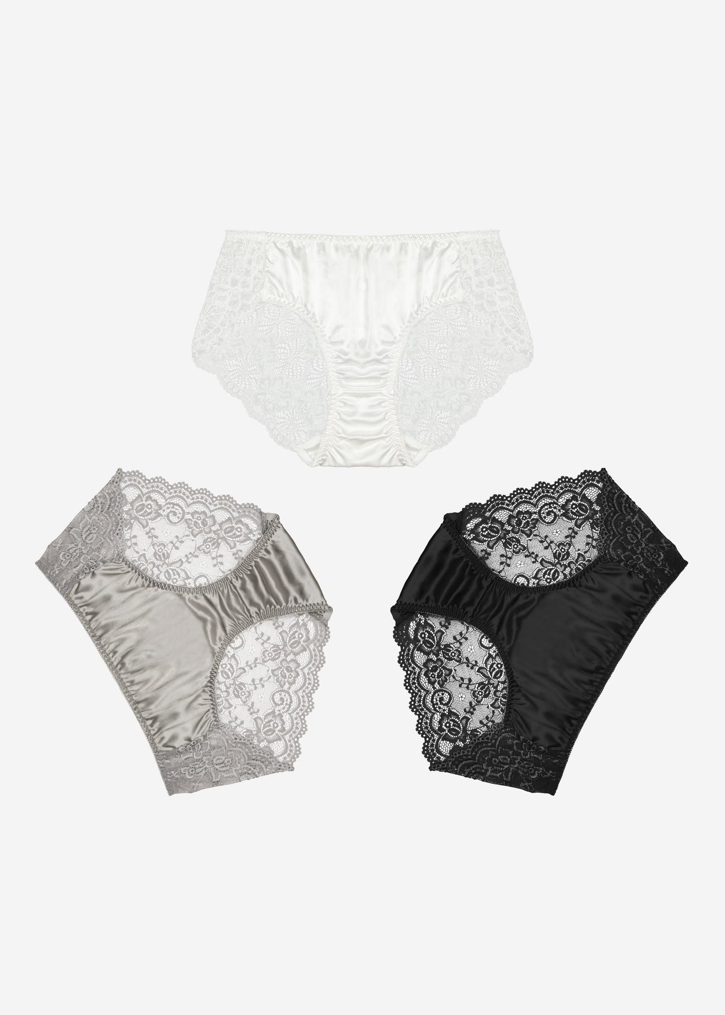 Soft Lacy Silk Panties 3 Pack LILYSILK Factory